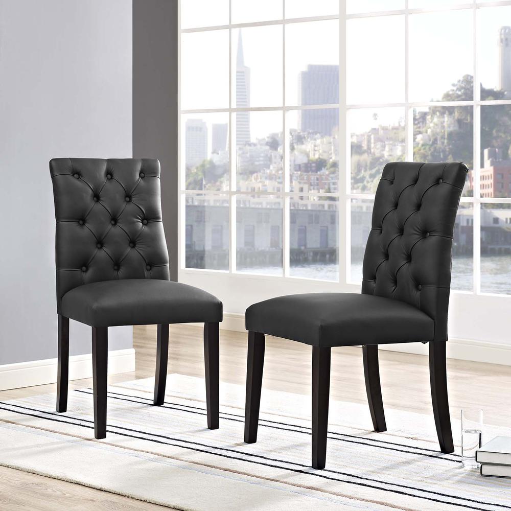 Duchess Dining Chair Vinyl Set of 2. Picture 5
