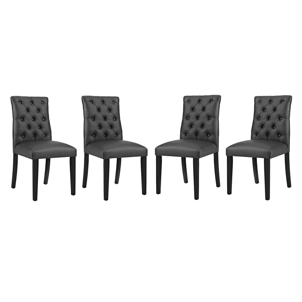 Duchess Dining Chair Vinyl Set of 4. Picture 1