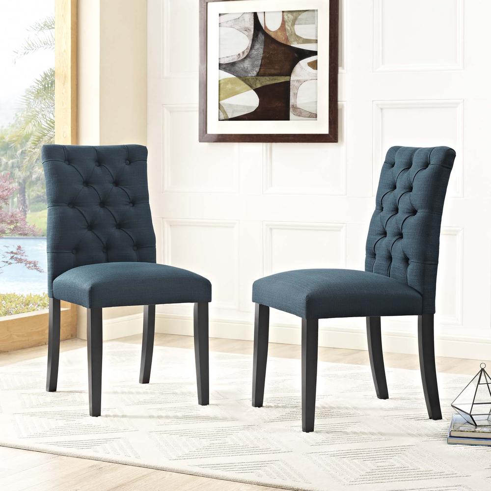 Duchess Dining Chair Fabric Set of 2. Picture 5