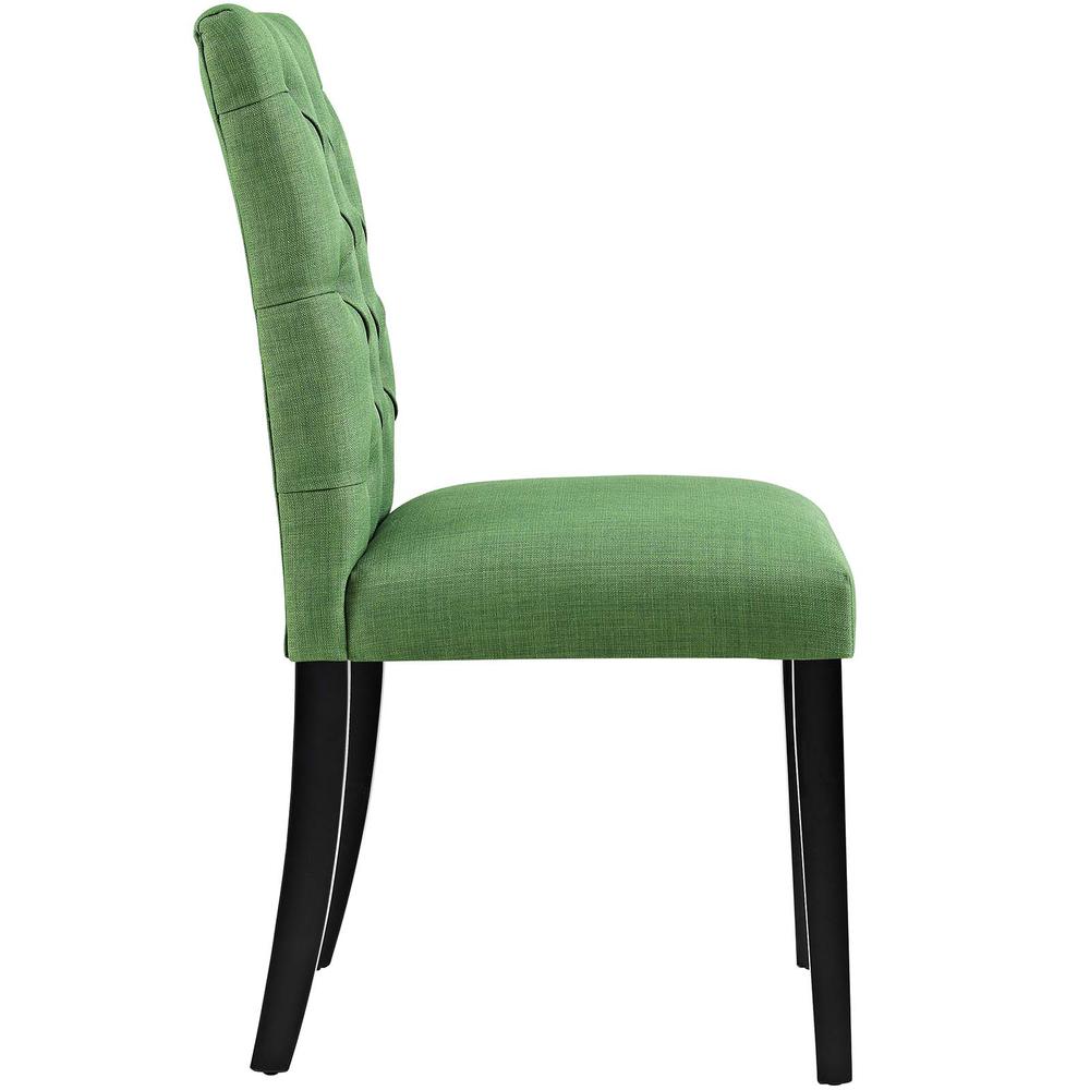 Duchess Dining Chair Fabric Set of 2 - Green EEI-3474-GRN. Picture 3