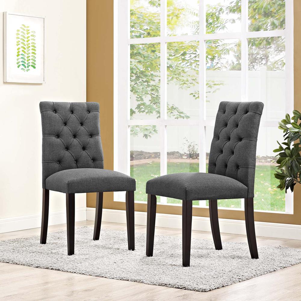 Duchess Dining Chair Fabric Set of 2. Picture 5