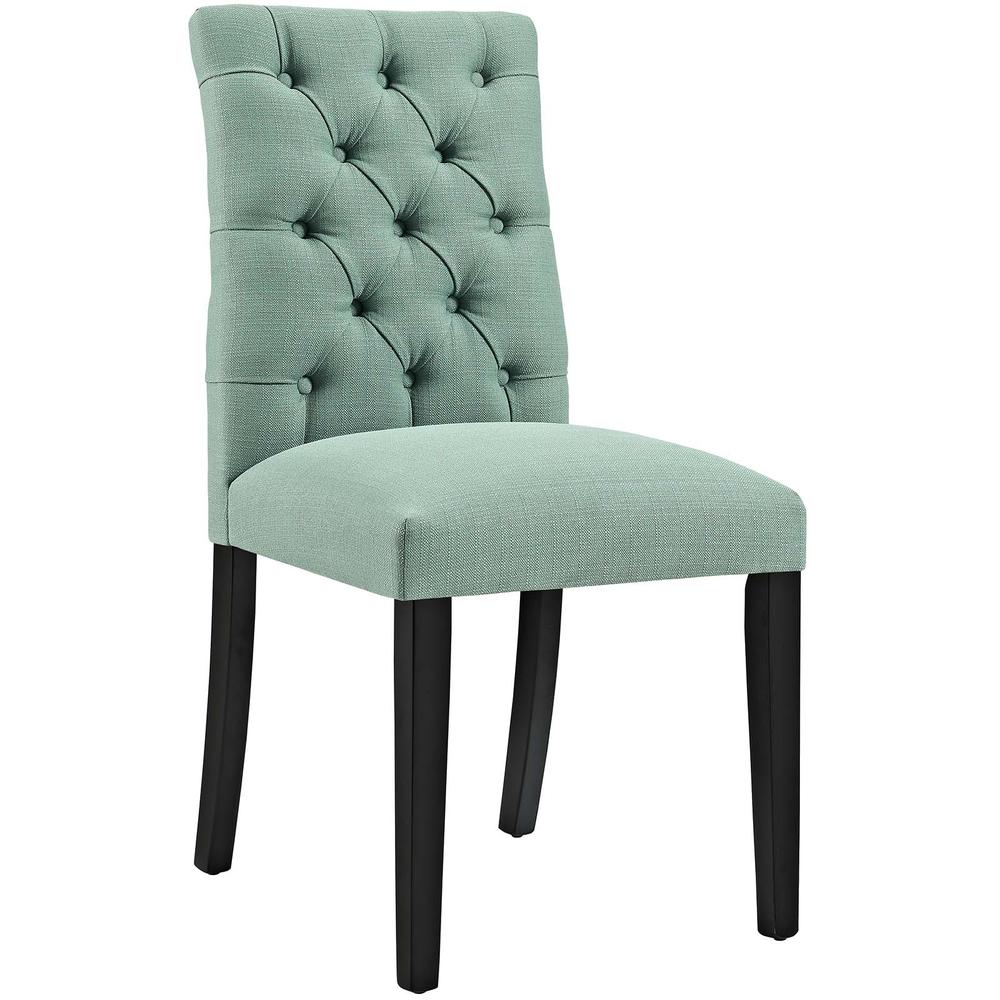 Duchess Dining Chair Fabric Set of 4 - Laguna EEI-3475-LAG. Picture 2