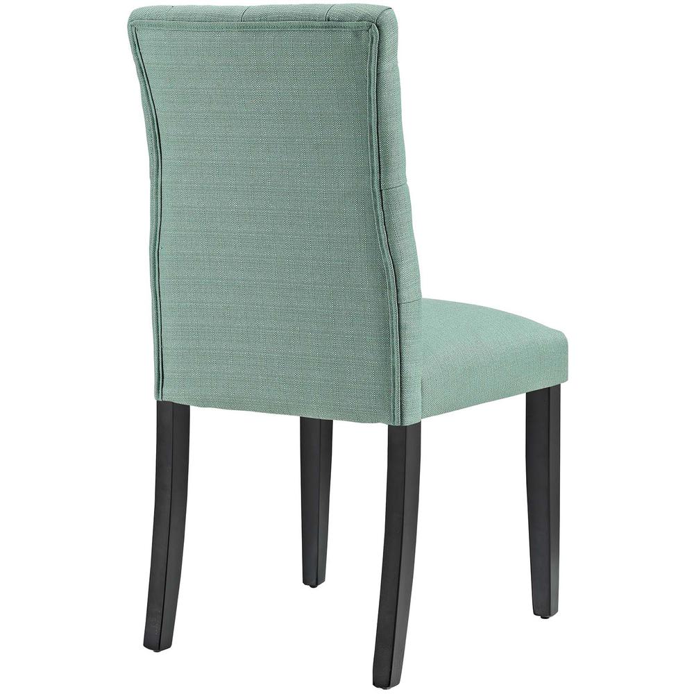 Duchess Dining Chair Fabric Set of 4 - Laguna EEI-3475-LAG. Picture 4