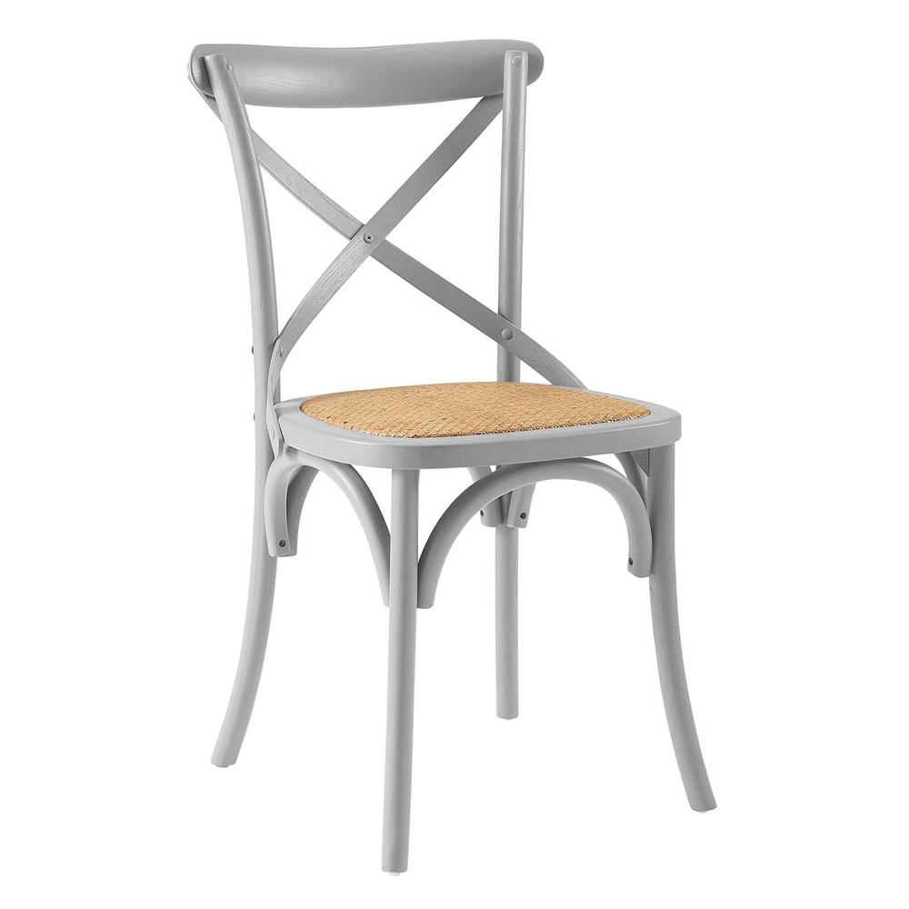 Gear Dining Side Chair Set of 2 - Light Gray EEI-3481-LGR. Picture 2