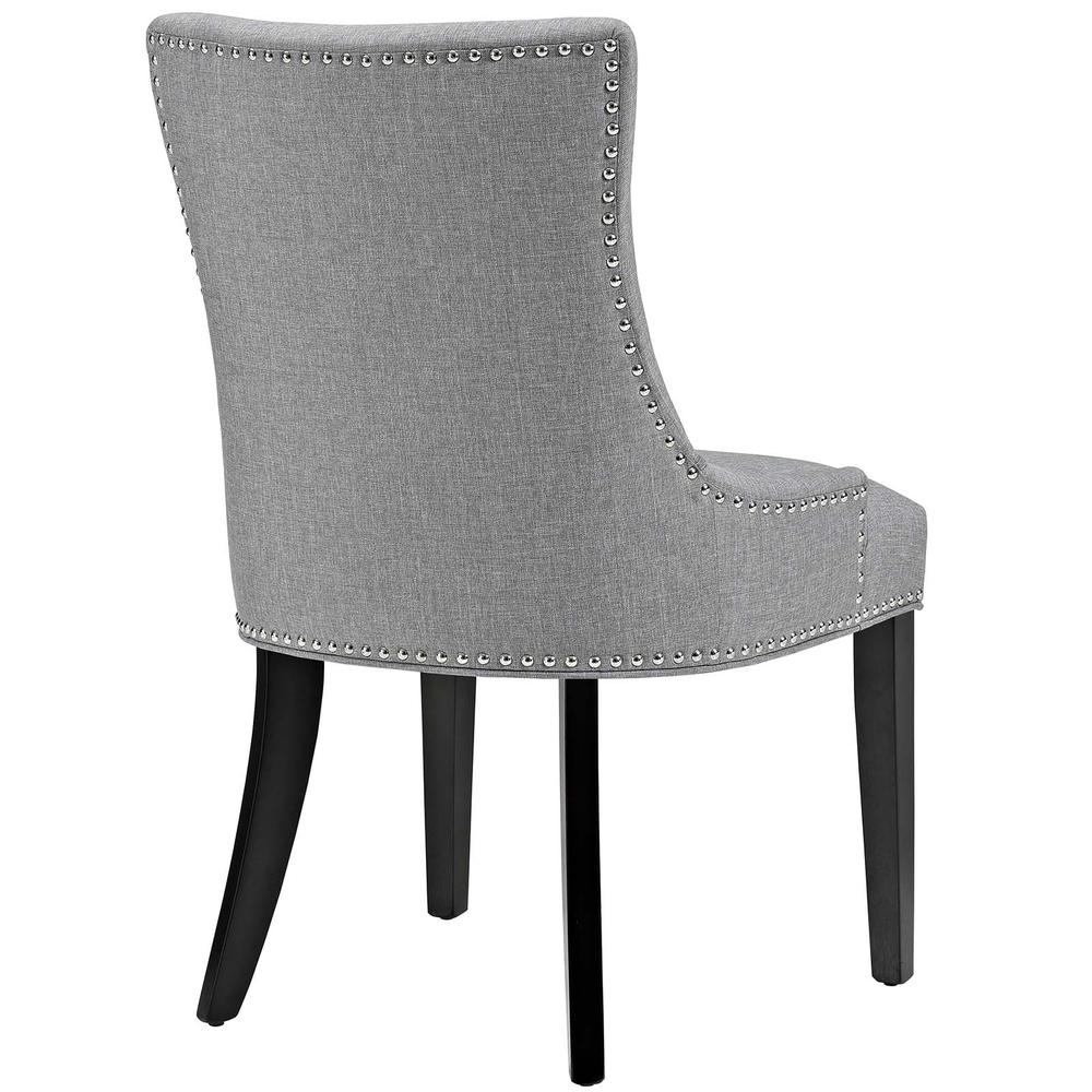 Marquis Dining Chair Fabric Set of 4 - Light Gray EEI-3497-LGR. Picture 4