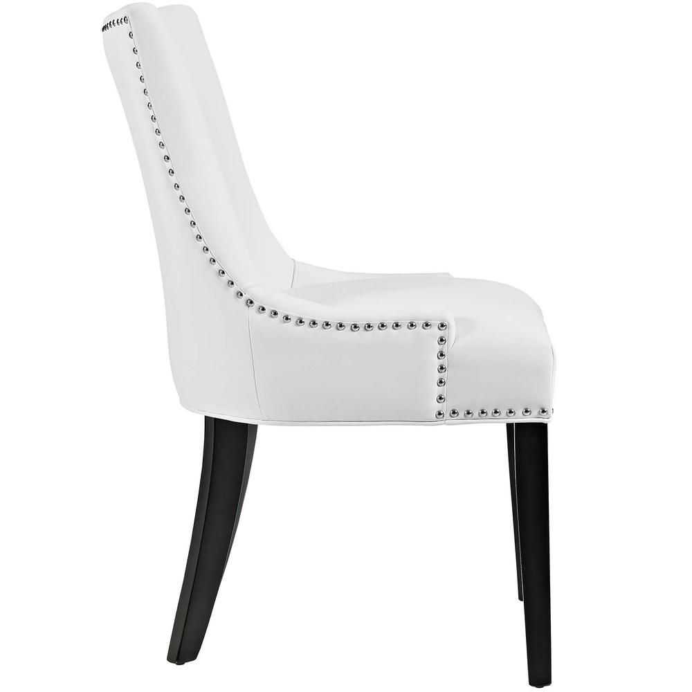 Marquis Dining Chair Faux Leather Set of 4 - White EEI-3499-WHI. Picture 3