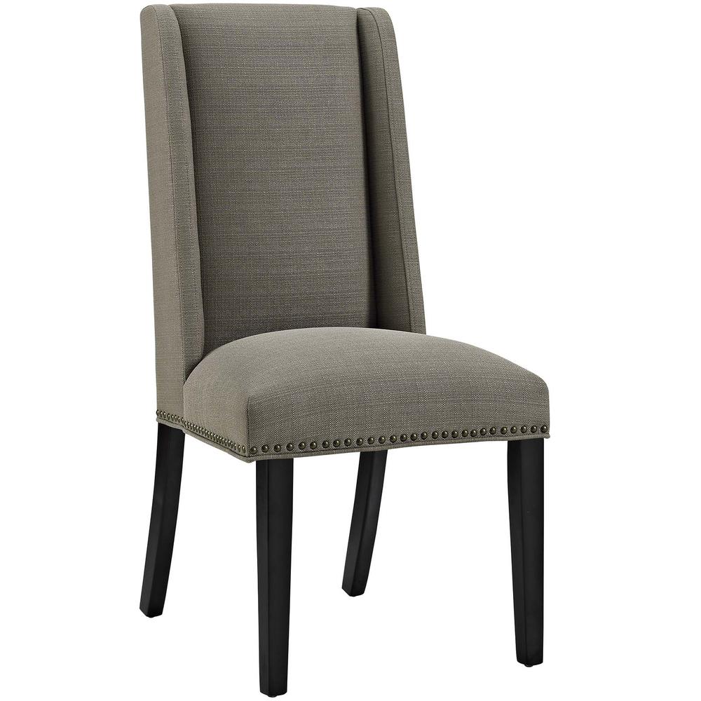 Baron Dining Chair Fabric Set of 4 - Granite EEI-3503-GRA. Picture 2