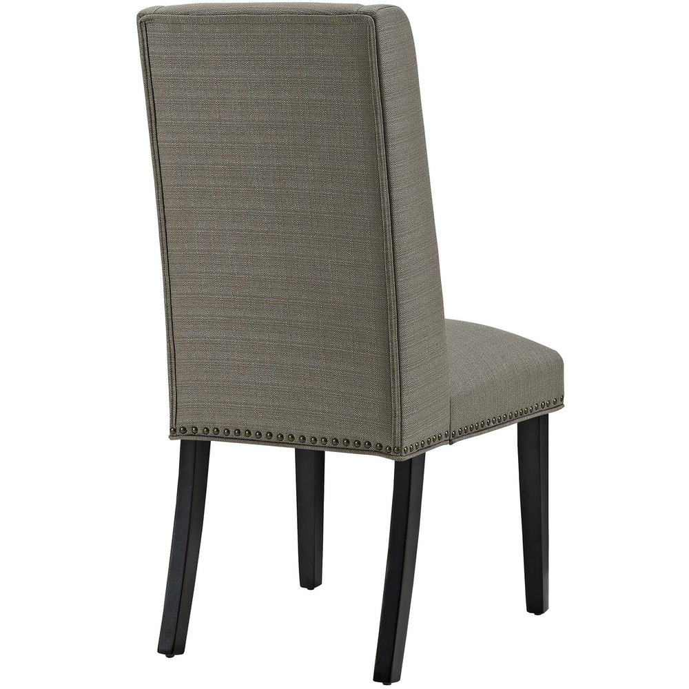 Baron Dining Chair Fabric Set of 4 - Granite EEI-3503-GRA. Picture 4