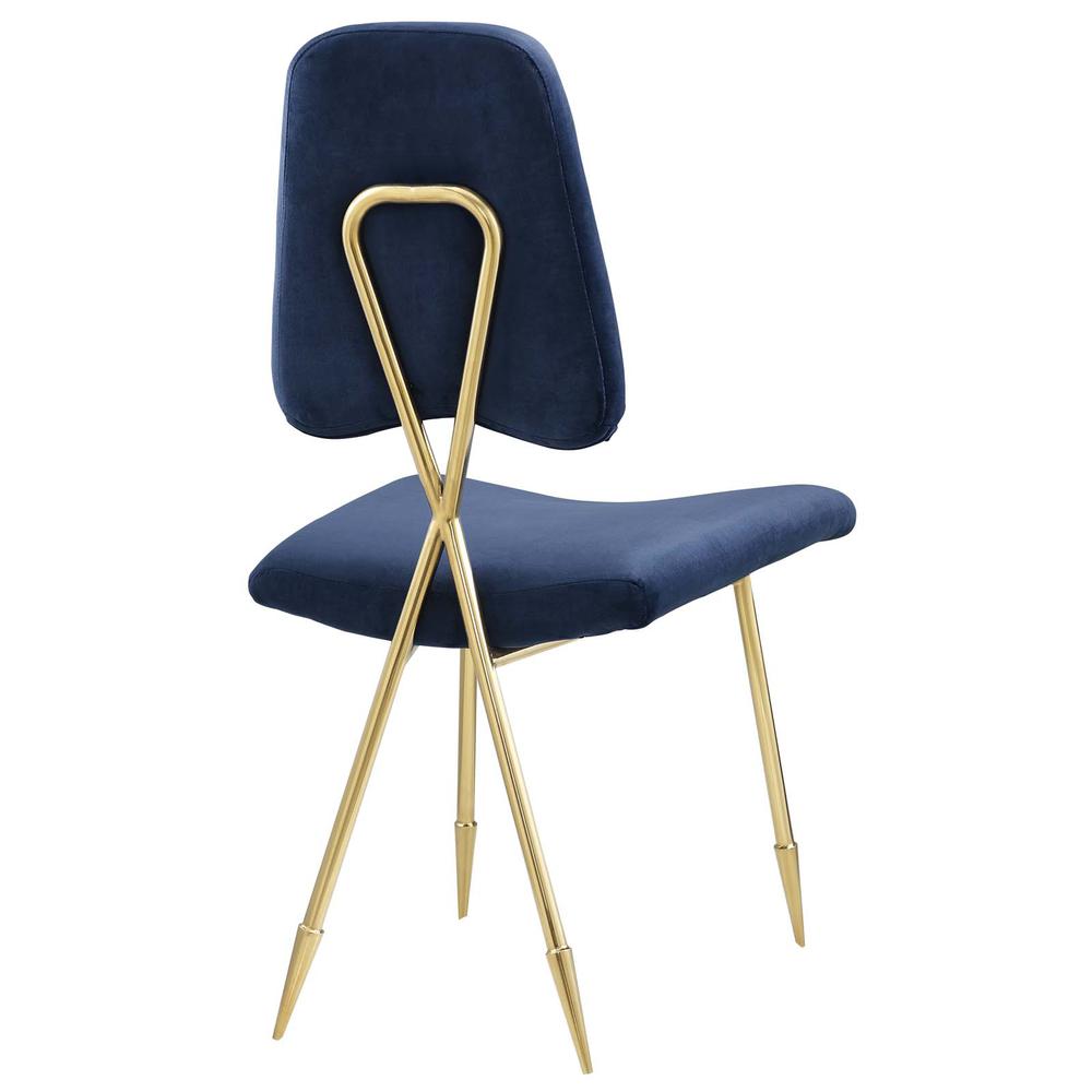 Ponder Dining Side Chair Set of 2 - Navy EEI-3506-NAV. Picture 4