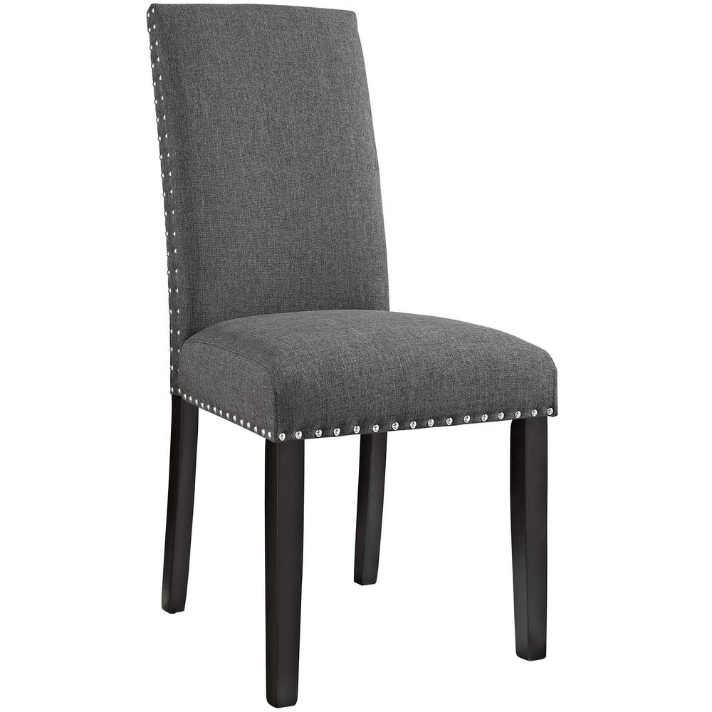 Parcel Dining Side Chair Fabric Set of 4 - Gray EEI-3552-GRY. Picture 2