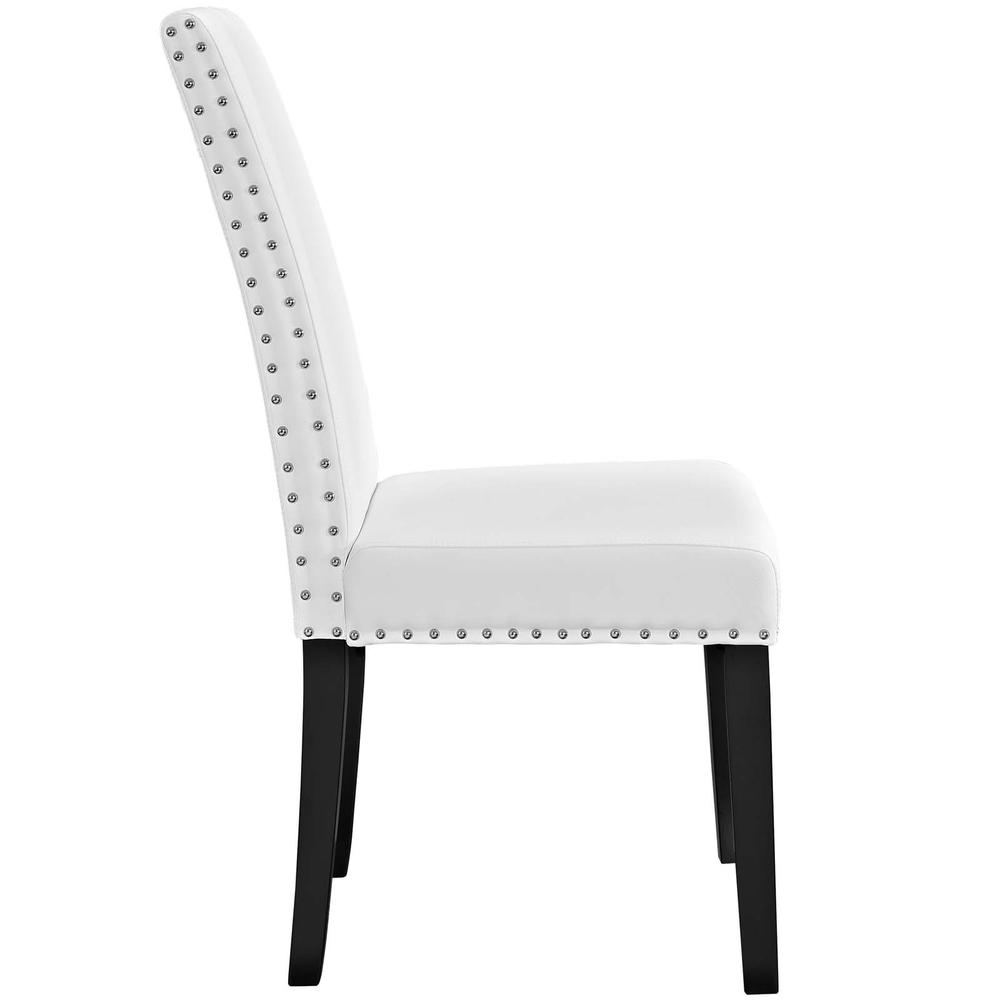 Parcel Dining Side Chair Vinyl Set of 2. Picture 3