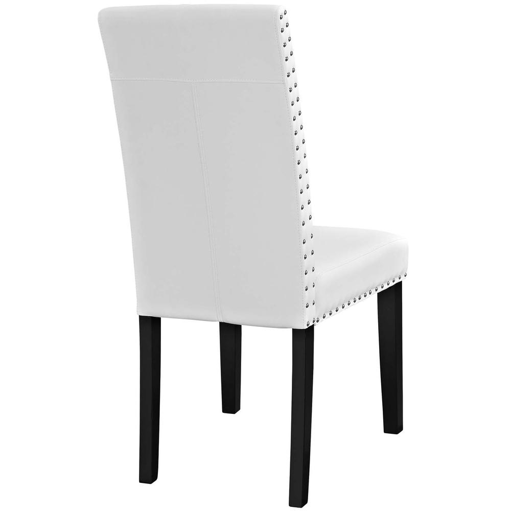 Parcel Dining Side Chair Vinyl Set of 2. Picture 4