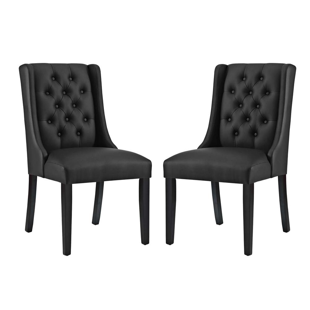 Baronet Dining Chair Vinyl Set of 2. Picture 1