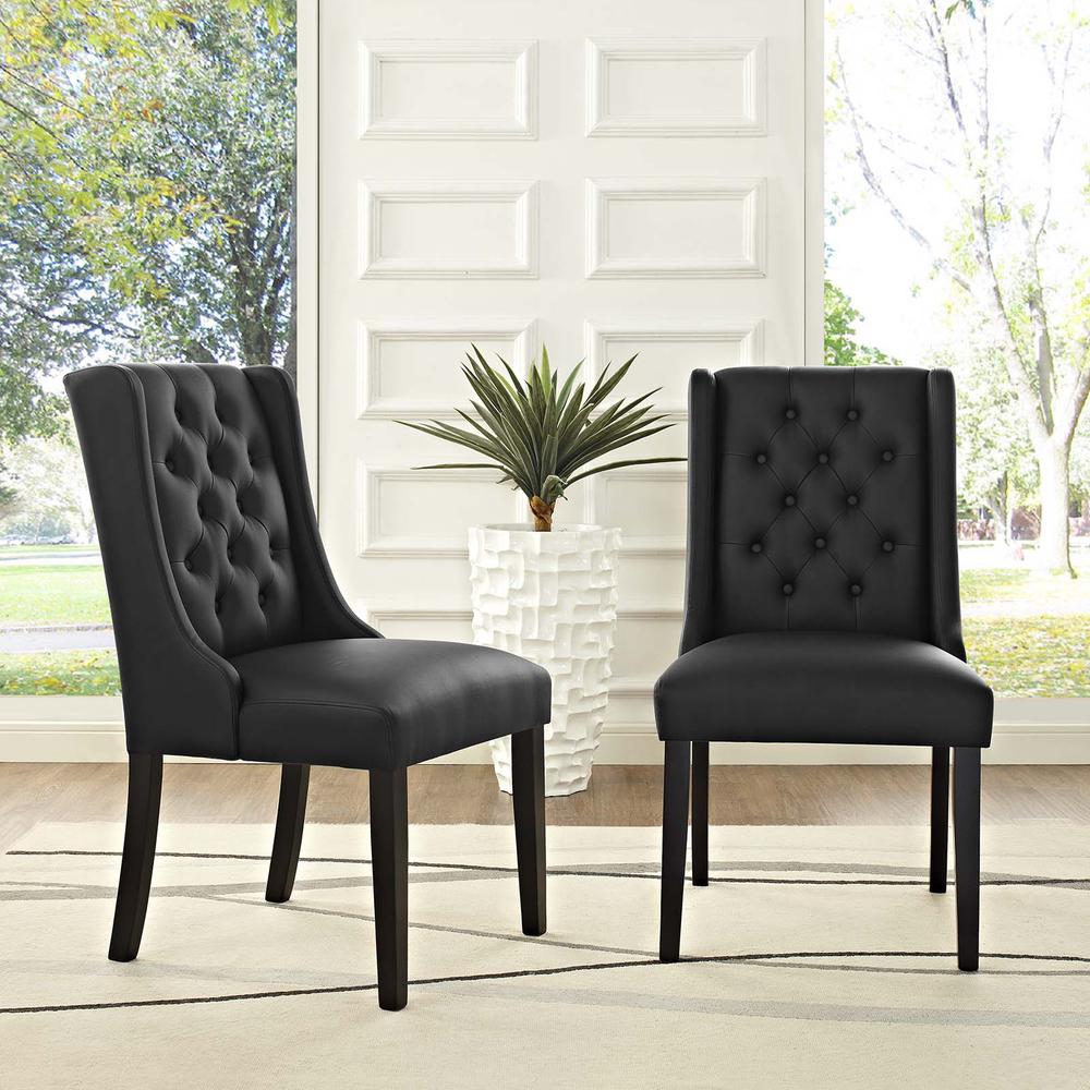 Baronet Dining Chair Vinyl Set of 2. Picture 5