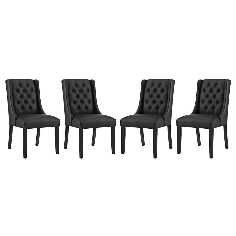 Baronet Dining Chair Vinyl Set of 4. Picture 1