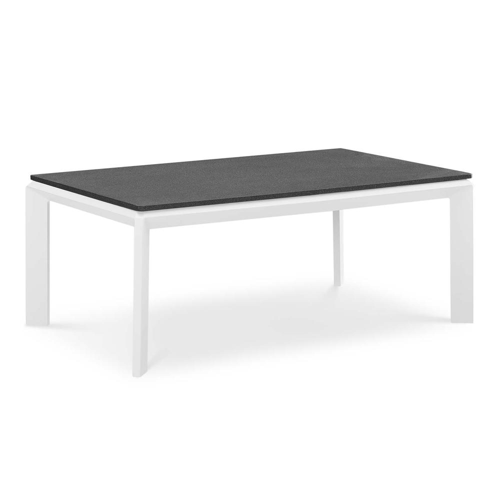 Riverside Aluminum Outdoor Patio Coffee Table. Picture 1