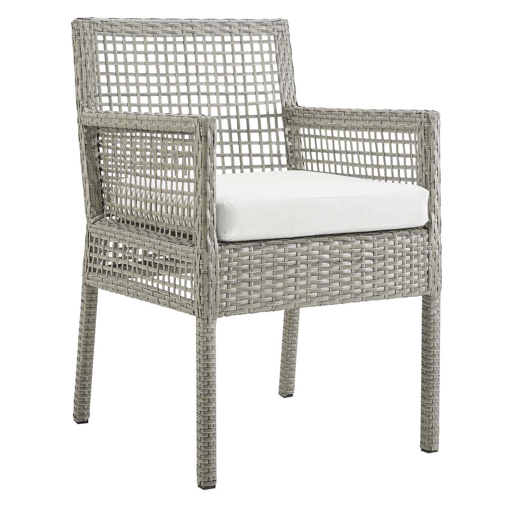 Aura Dining Armchair Outdoor Patio Wicker Rattan Set of 4. Picture 2