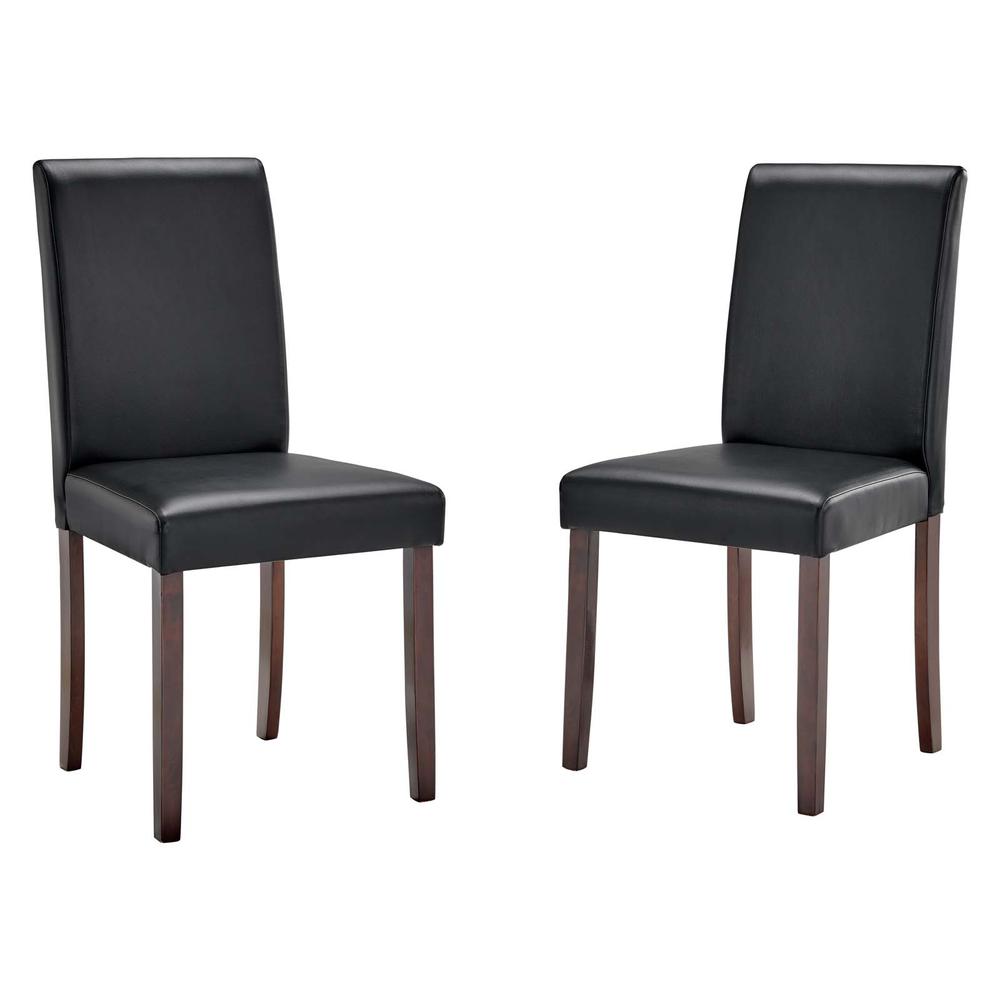 Prosper Faux Leather Dining Side Chair Set of 2. Picture 1