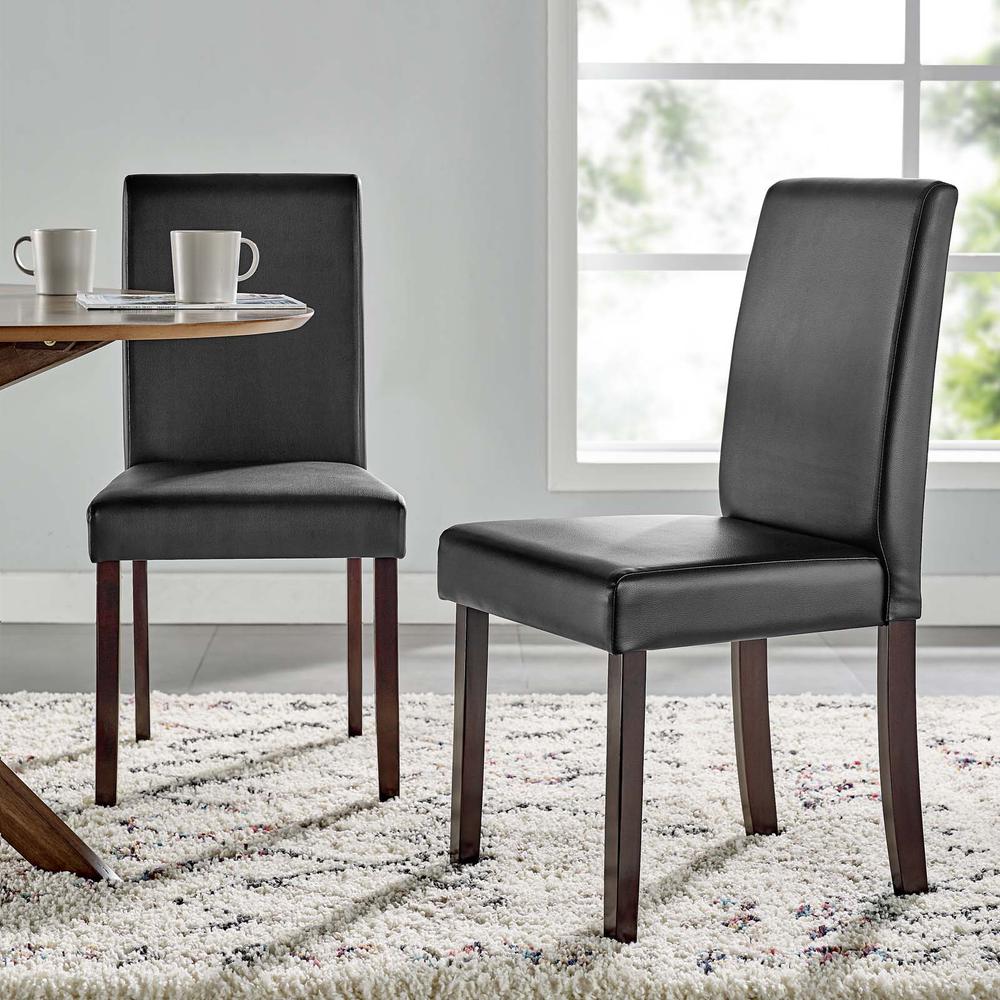Prosper Faux Leather Dining Side Chair Set of 2. Picture 8