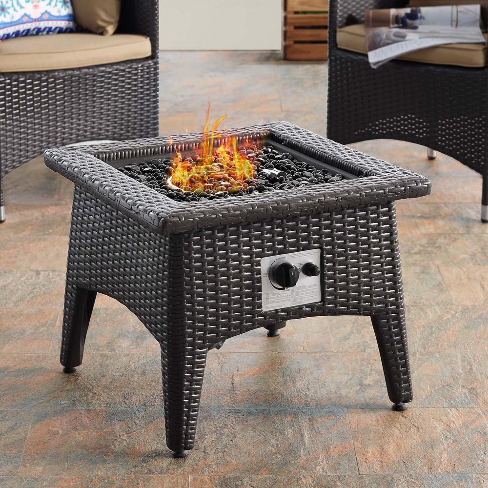 Convene 3 Piece Set Outdoor Patio with Fire Pit. Picture 8