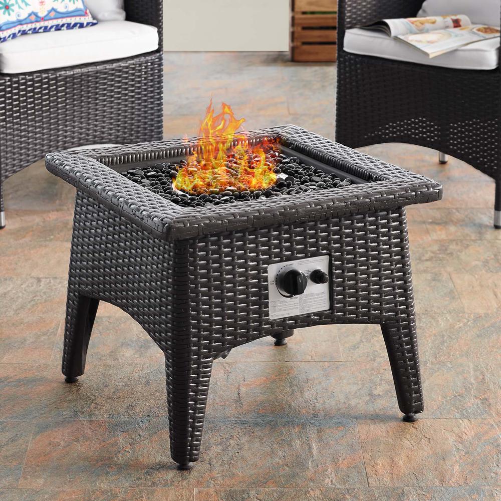 Convene 3 Piece Set Outdoor Patio with Fire Pit. Picture 8