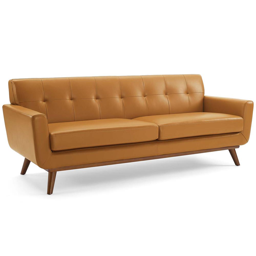 Engage Top-Grain Leather Living Room Lounge Sofa - Tan EEI-3733-TAN. The main picture.