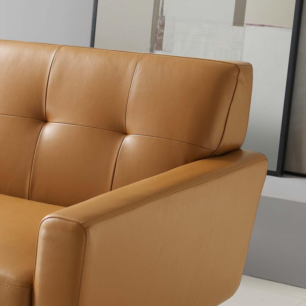 Engage Top-Grain Leather Living Room Lounge Sofa - Tan EEI-3733-TAN. Picture 5