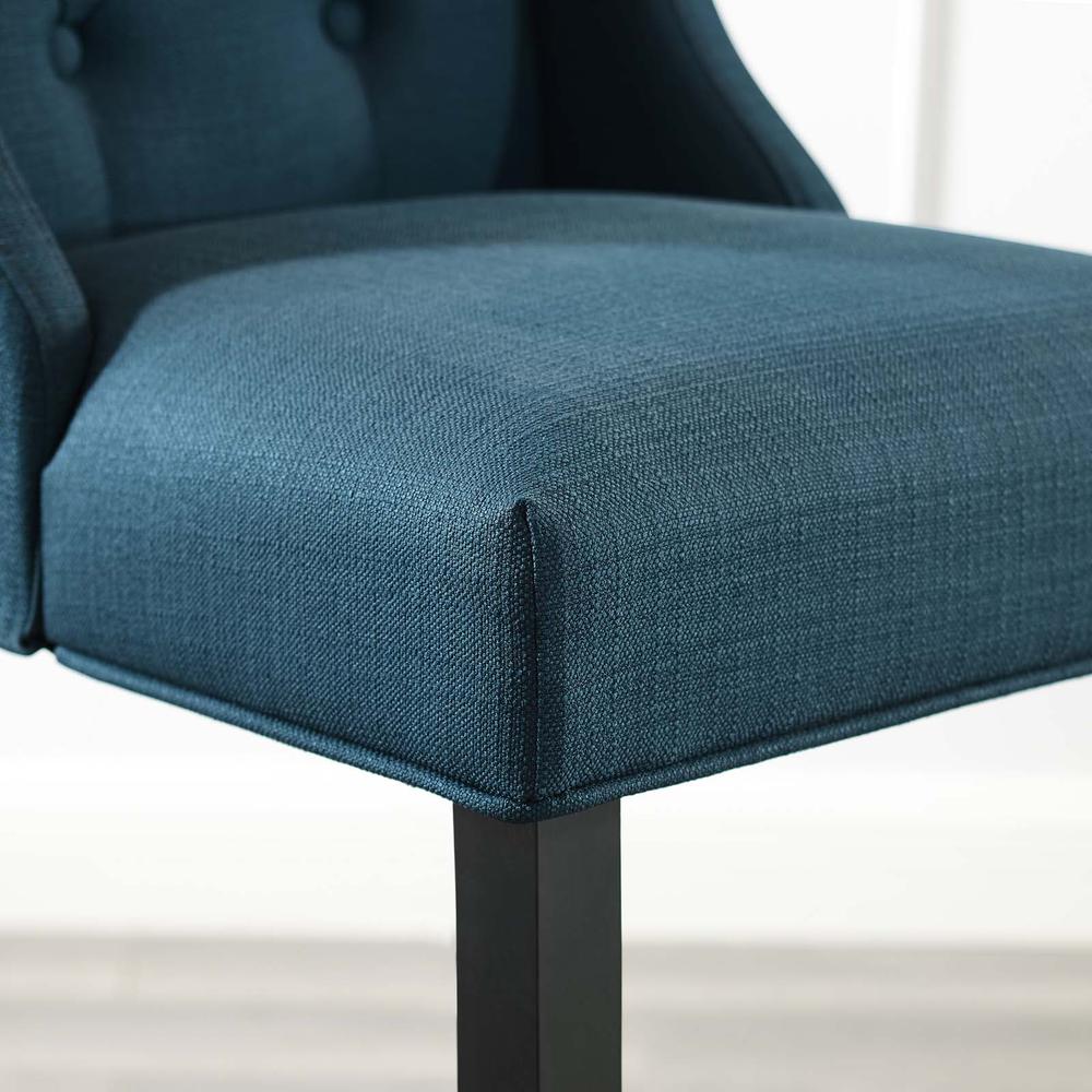 Baronet Tufted Button Upholstered Fabric Bar Stool - Azure EEI-3741-AZU. Picture 6