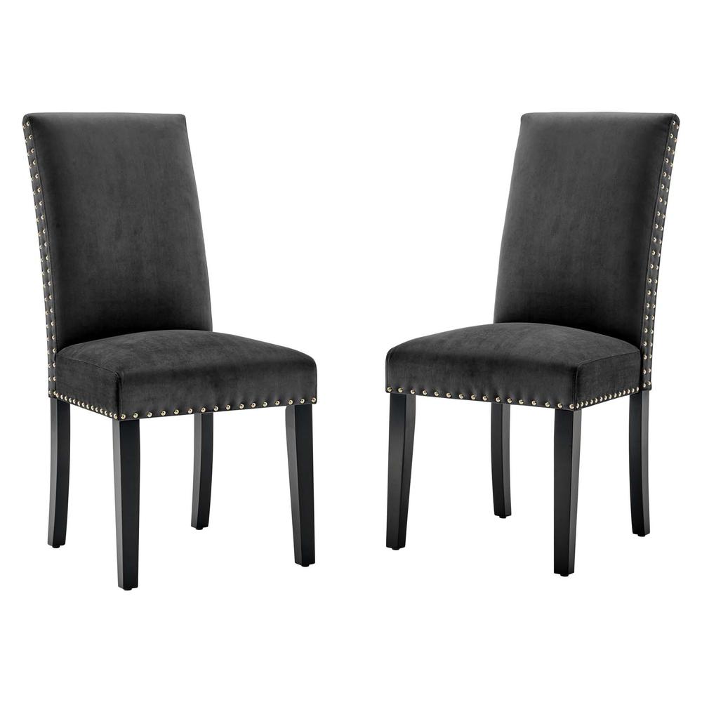 Parcel Performance Velvet Dining Side Chairs - Set of 2. Picture 1
