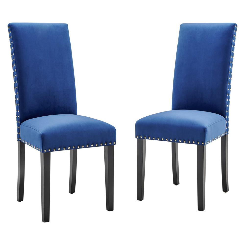 Parcel Performance Velvet Dining Side Chairs - Set of 2. Picture 1