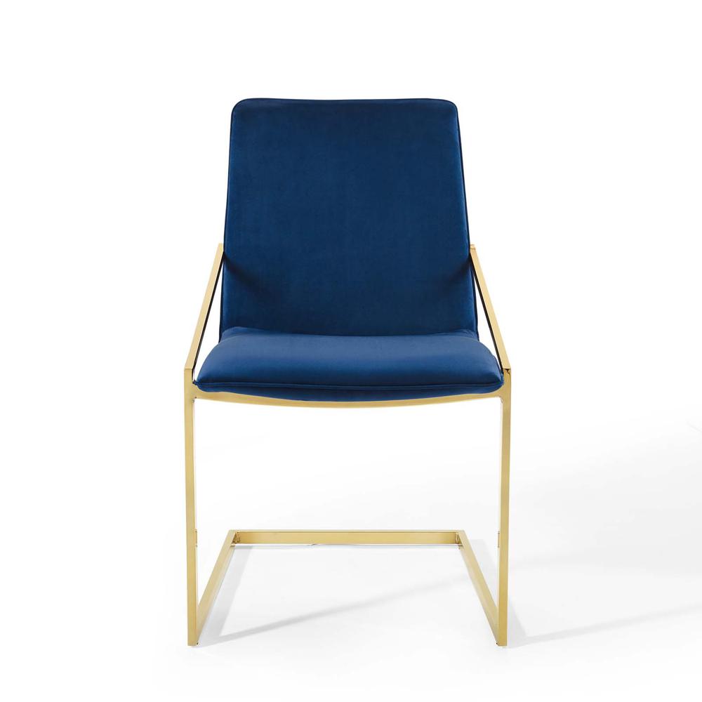Pitch Performance Velvet Dining Armchair. Picture 5