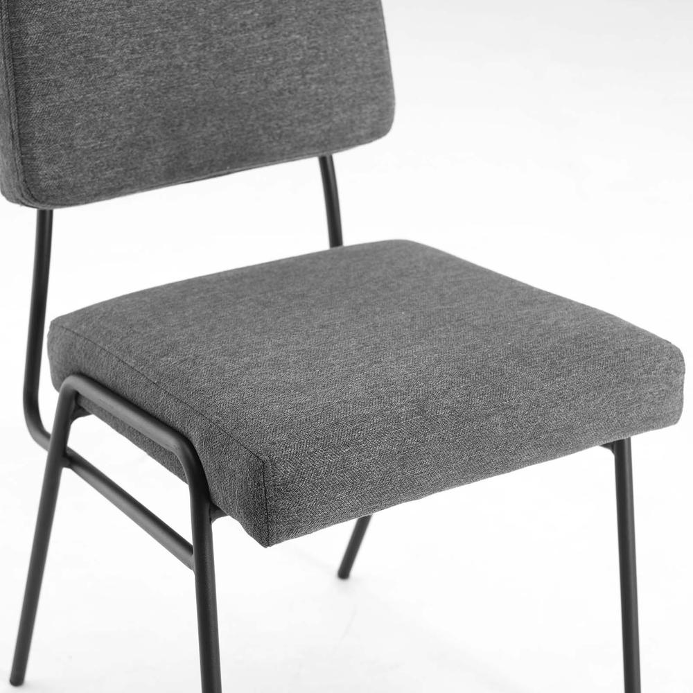 Craft Upholstered Fabric Dining Side Chair. Picture 6