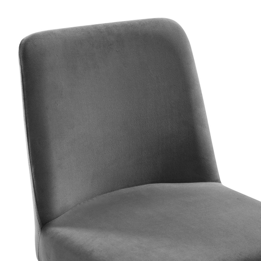 Amplify Sled Base Performance Velvet Dining Side Chair. Picture 6