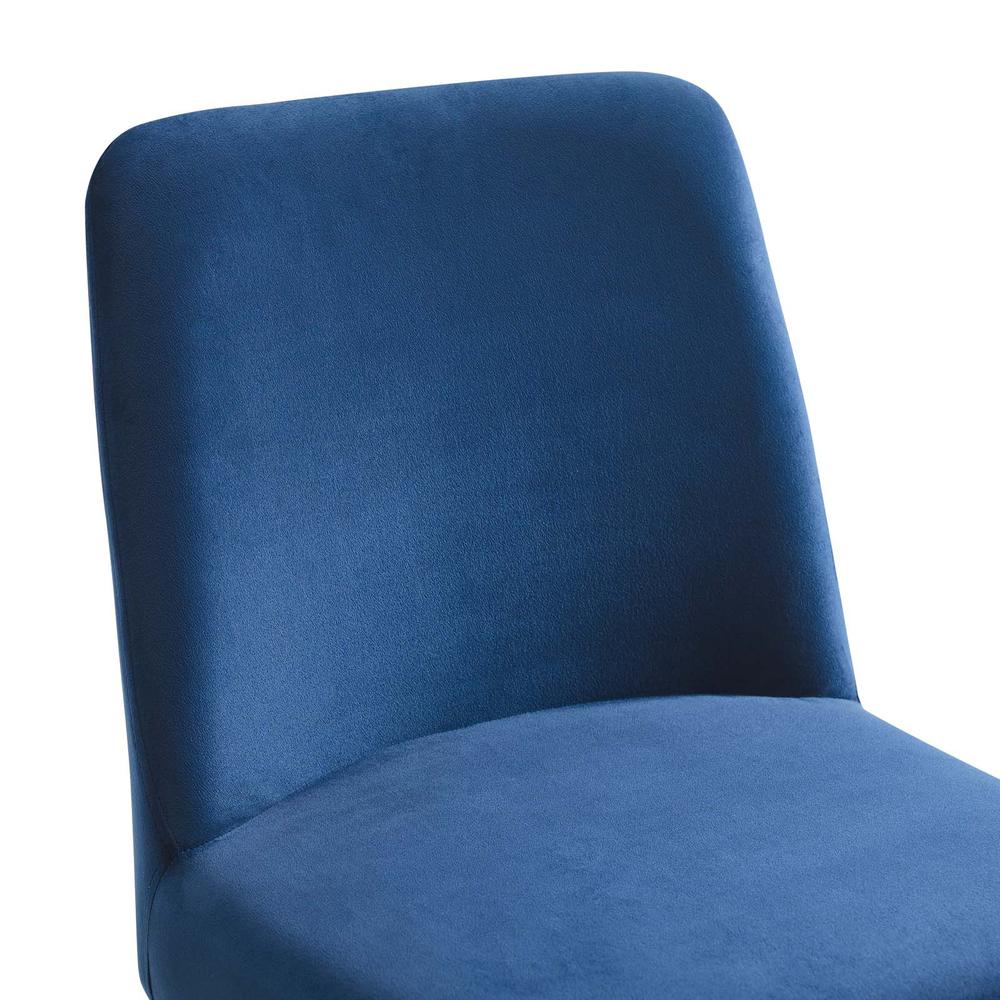 Amplify Sled Base Performance Velvet Dining Side Chair. Picture 6
