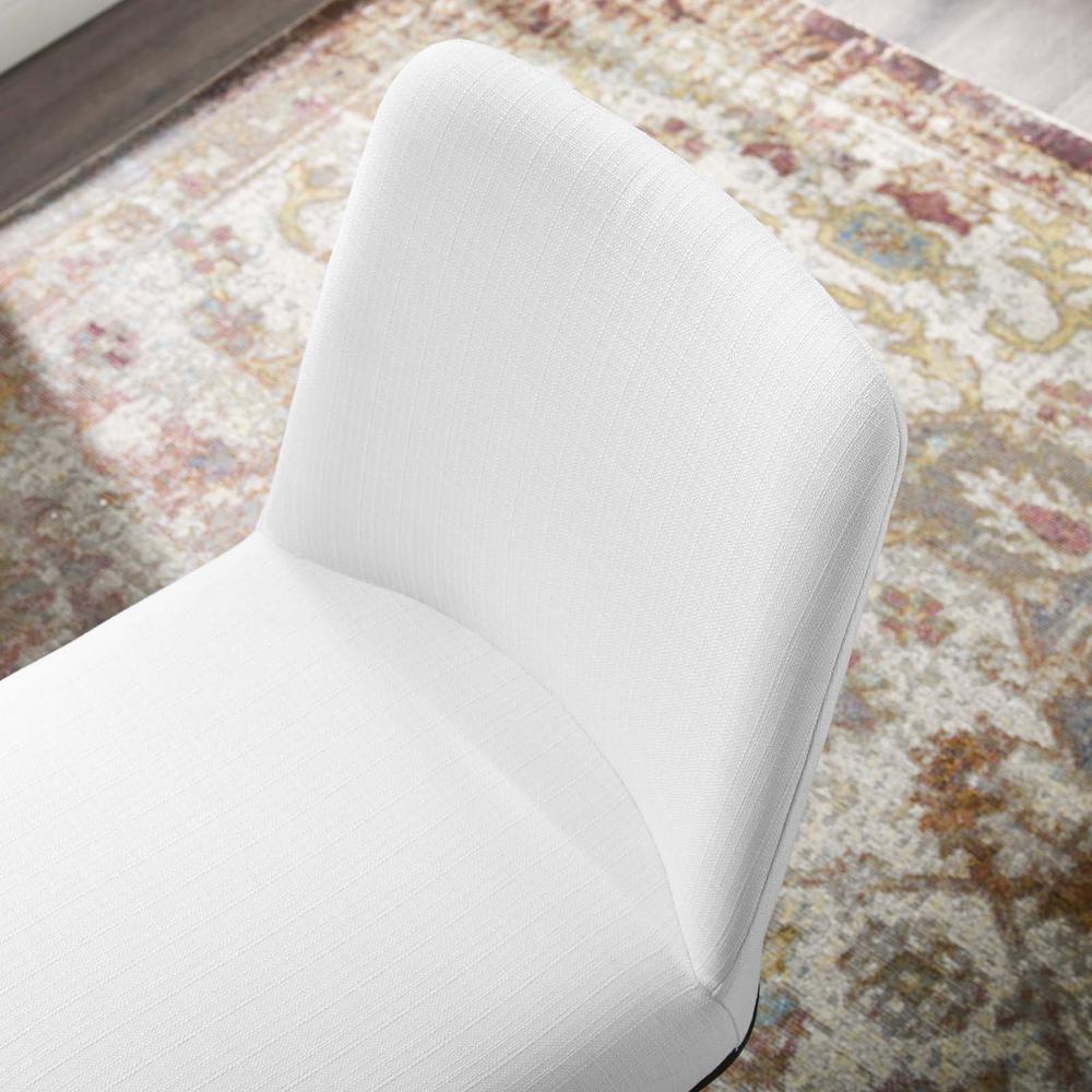 Amplify Sled Base Upholstered Fabric Dining Side Chair. Picture 7