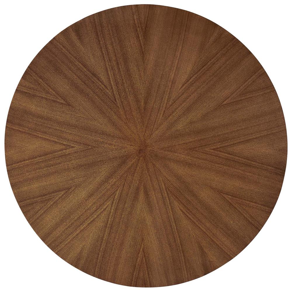 Crossroads 47" Round Wood Dining Table. Picture 4