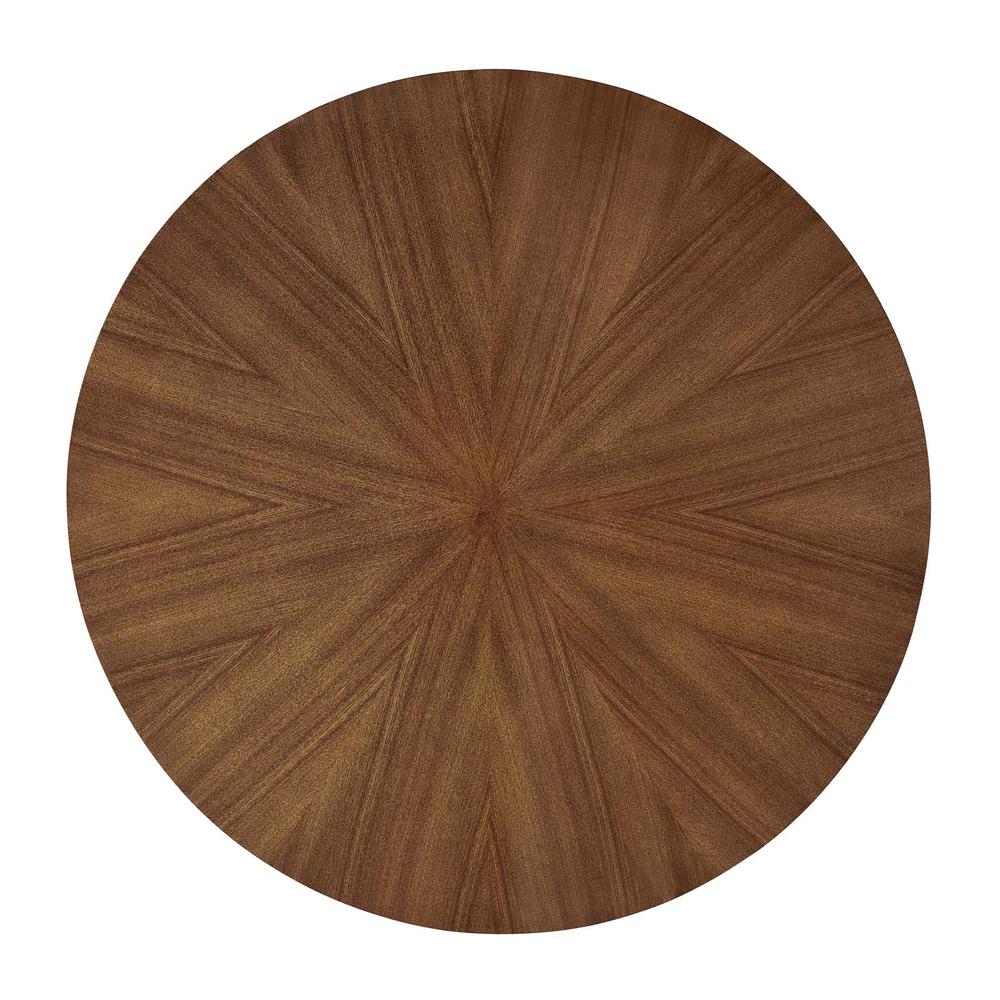 Crossroads 47" Round Wood Dining Table. Picture 5