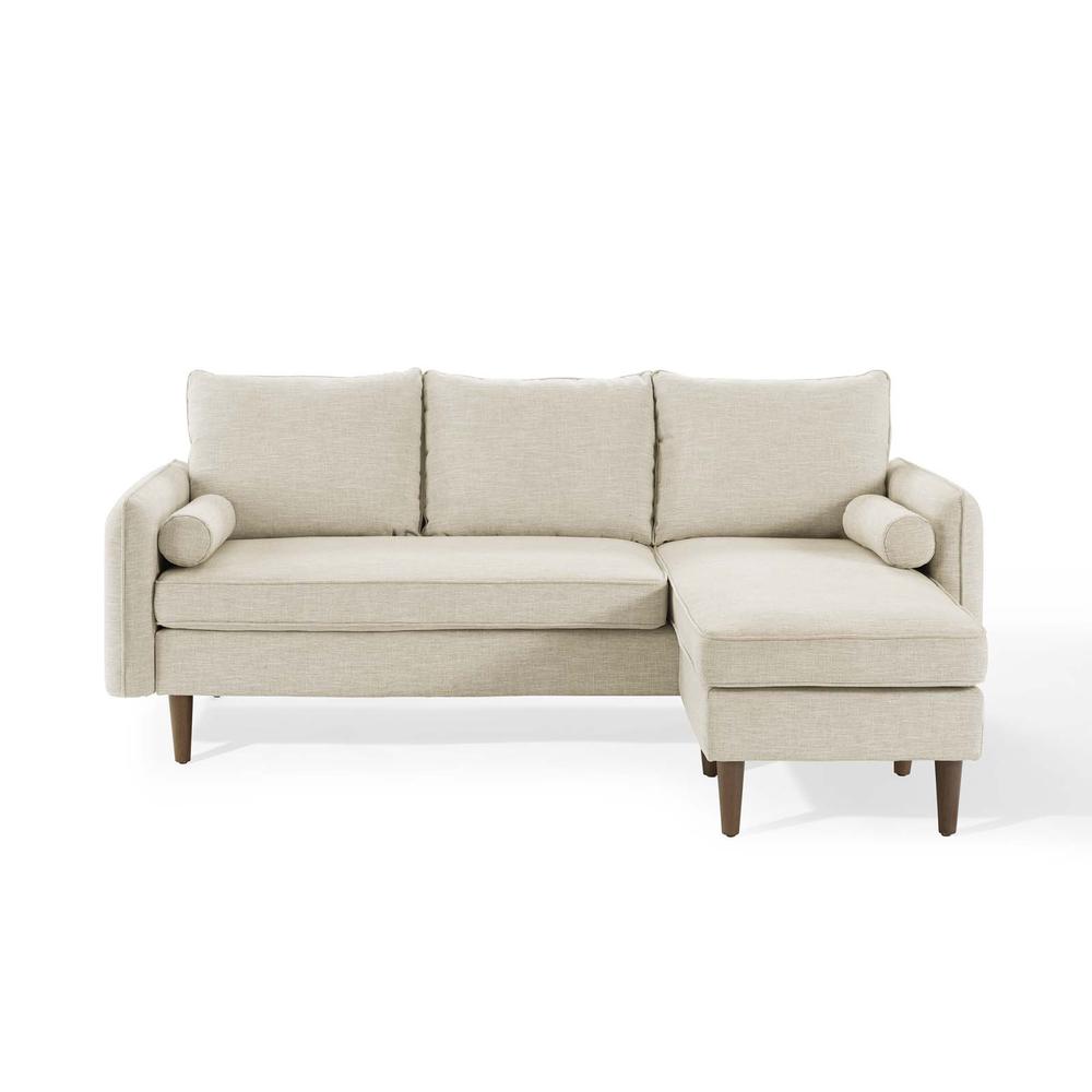 Revive Upholstered Right or Left Sectional Sofa - Beige EEI-3867-BEI. Picture 3