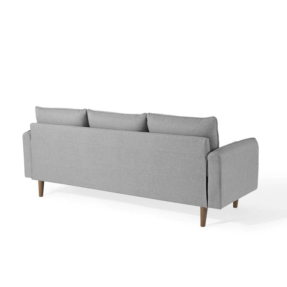 Revive Upholstered Right or Left Sectional Sofa - Light Gray EEI-3867-LGR. Picture 4