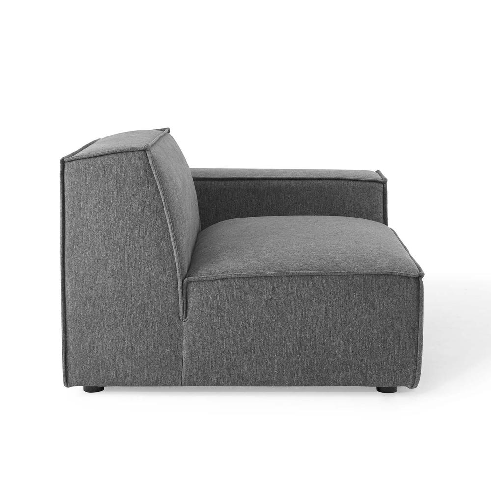 Restore Right-Arm Sectional Sofa Chair - Charcoal EEI-3870-CHA. Picture 2