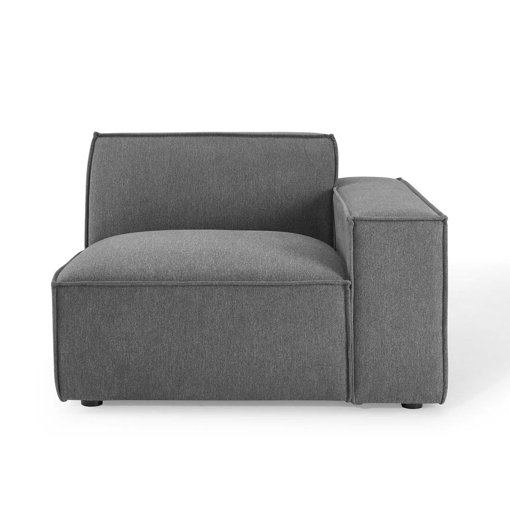Restore Right-Arm Sectional Sofa Chair - Charcoal EEI-3870-CHA. Picture 4