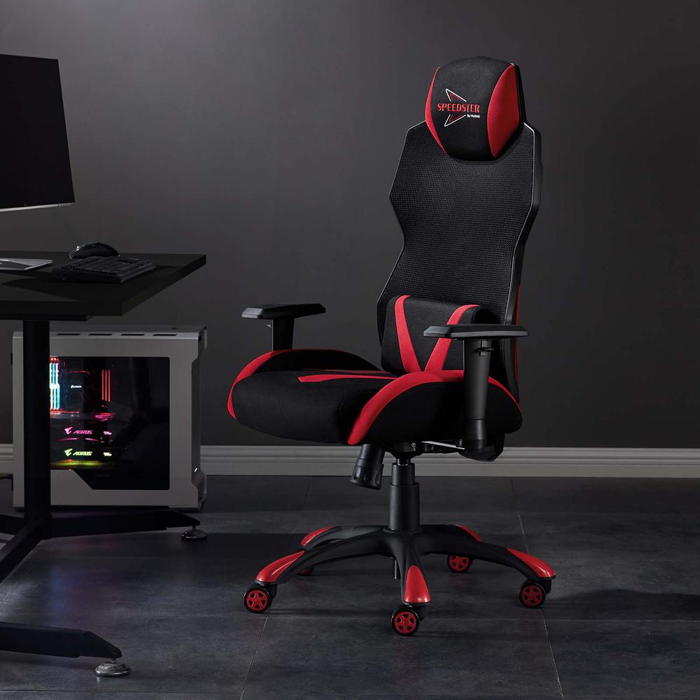 Speedster Mesh Gaming Computer Chair - Black Red EEI-3901-BLK-RED. Picture 15