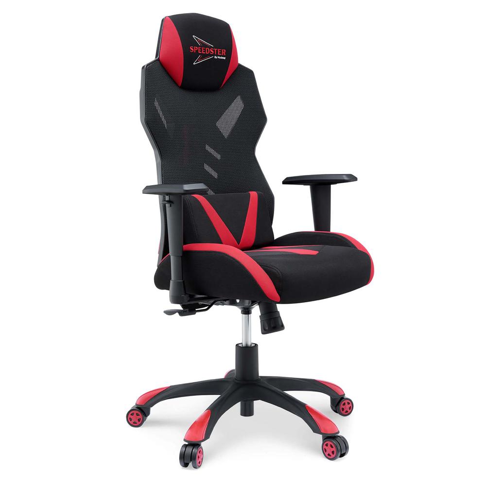 Speedster Mesh Gaming Computer Chair - Black Red EEI-3901-BLK-RED. The main picture.