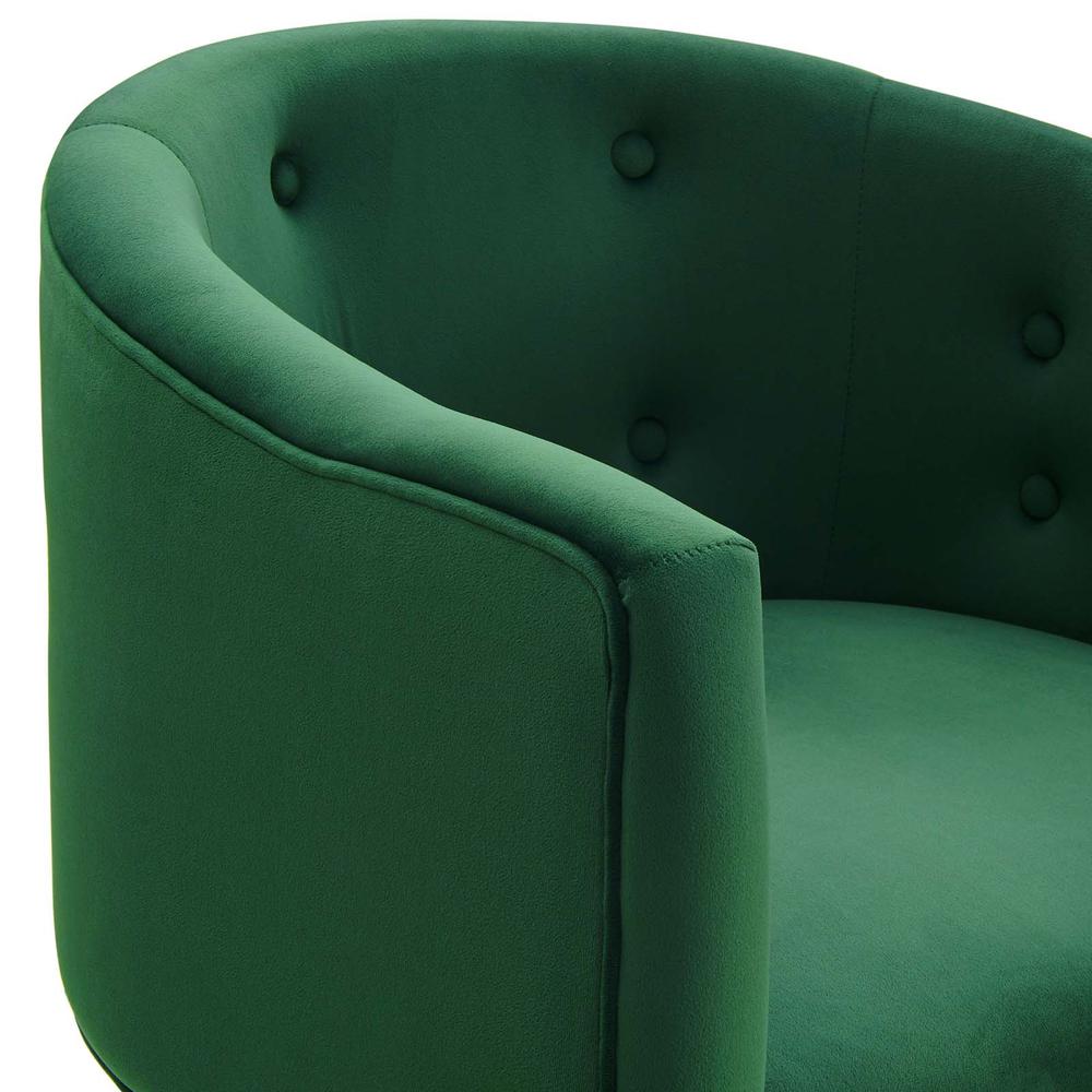 Savour Tufted Performance Velvet Accent Chair. Picture 5