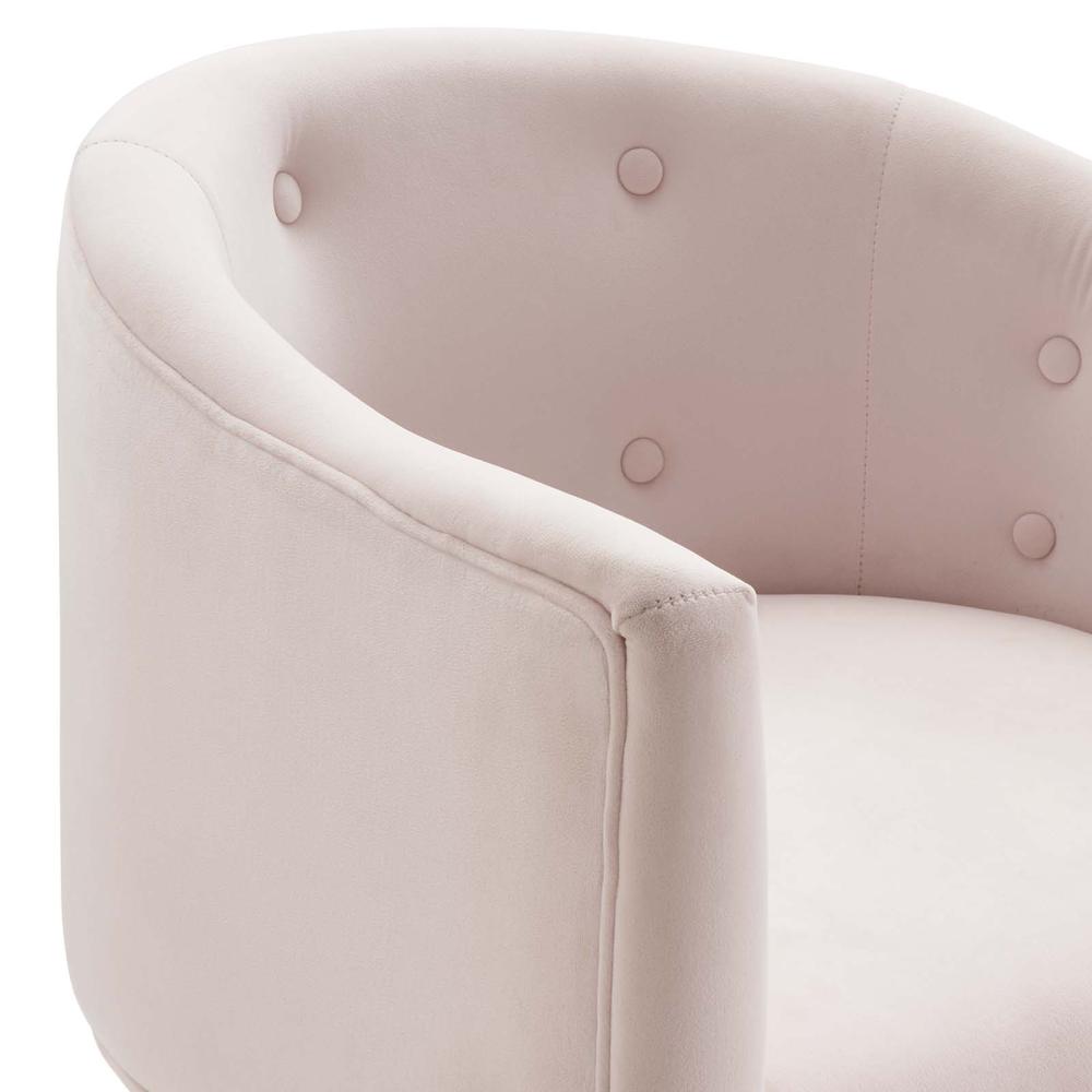 Savour Tufted Performance Velvet Accent Chair. Picture 5