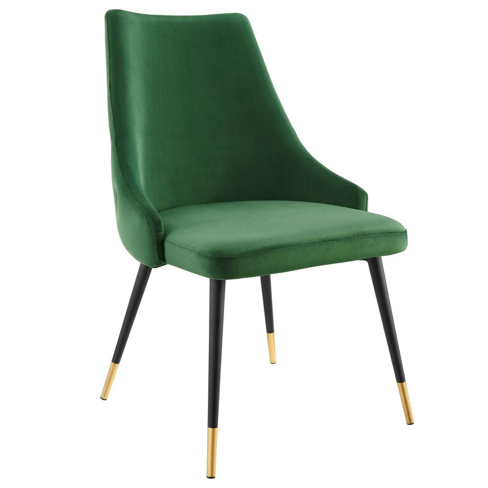 Adorn Tufted Performance Velvet Dining Side Chair - Emerald EEI-3907-EME. The main picture.