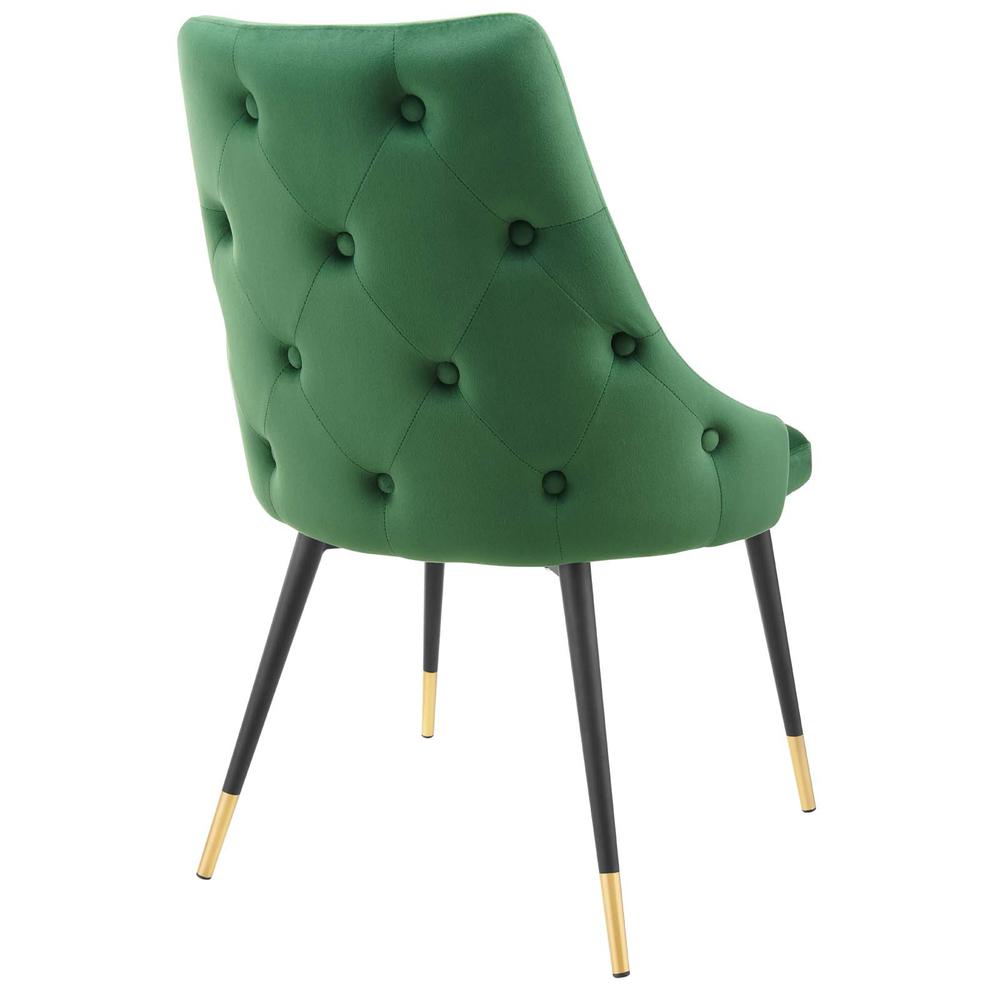 Adorn Tufted Performance Velvet Dining Side Chair - Emerald EEI-3907-EME. Picture 3