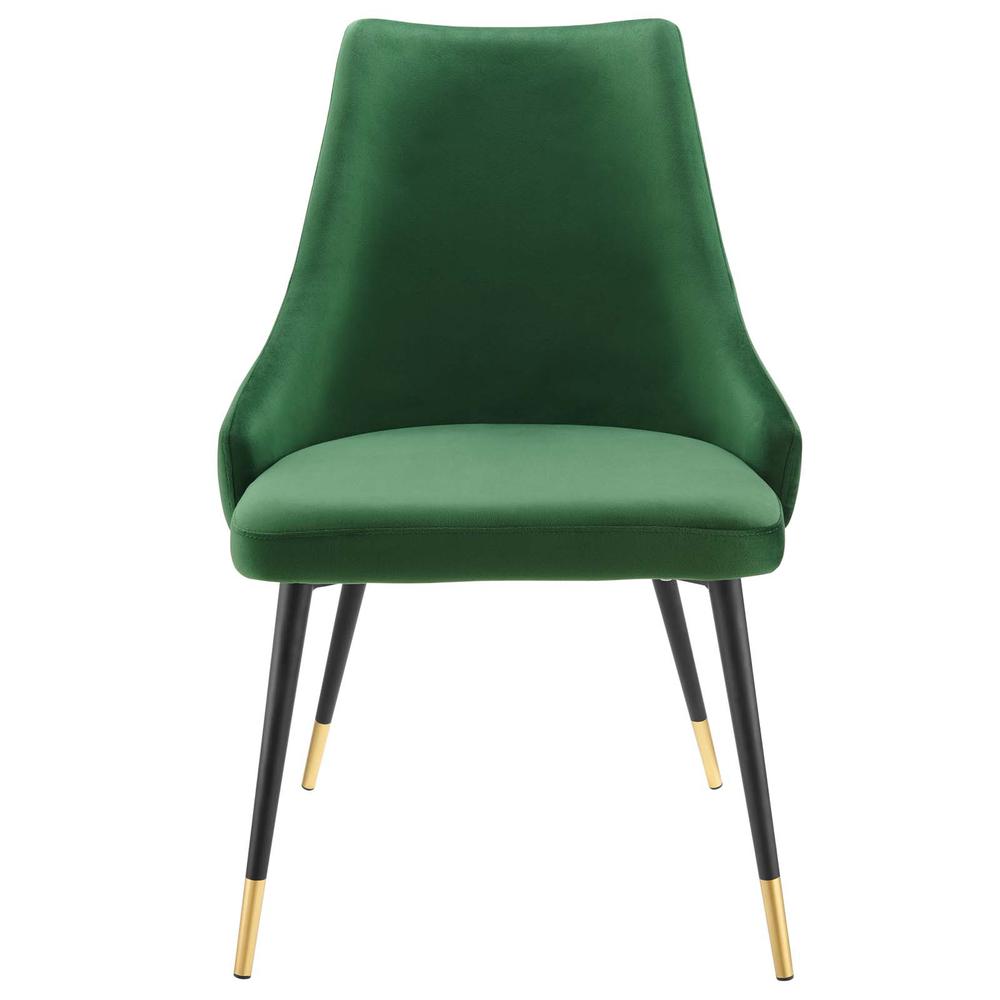 Adorn Tufted Performance Velvet Dining Side Chair - Emerald EEI-3907-EME. Picture 4