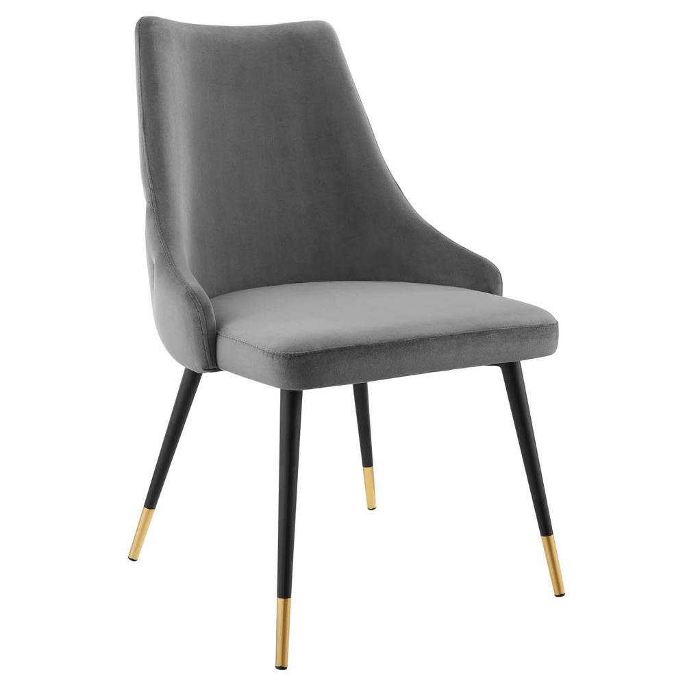 Adorn Tufted Performance Velvet Dining Side Chair. Picture 1