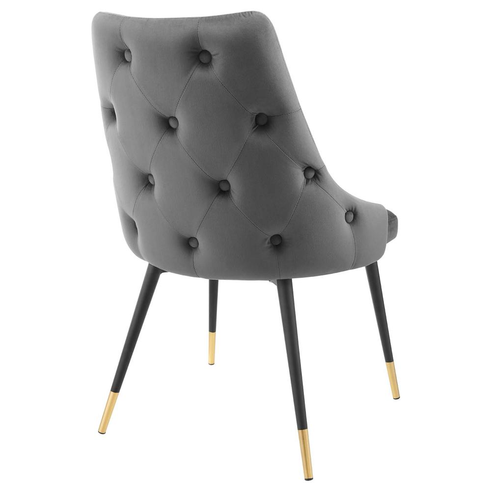 Adorn Tufted Performance Velvet Dining Side Chair. Picture 3